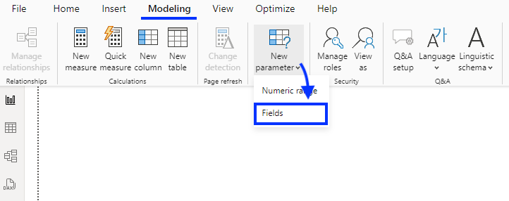 Step 2: Define a New Field Parameter