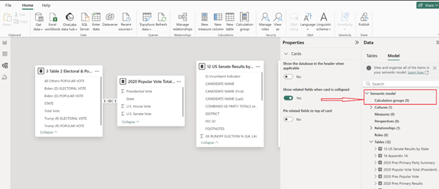 Naming Calculation Group and Column