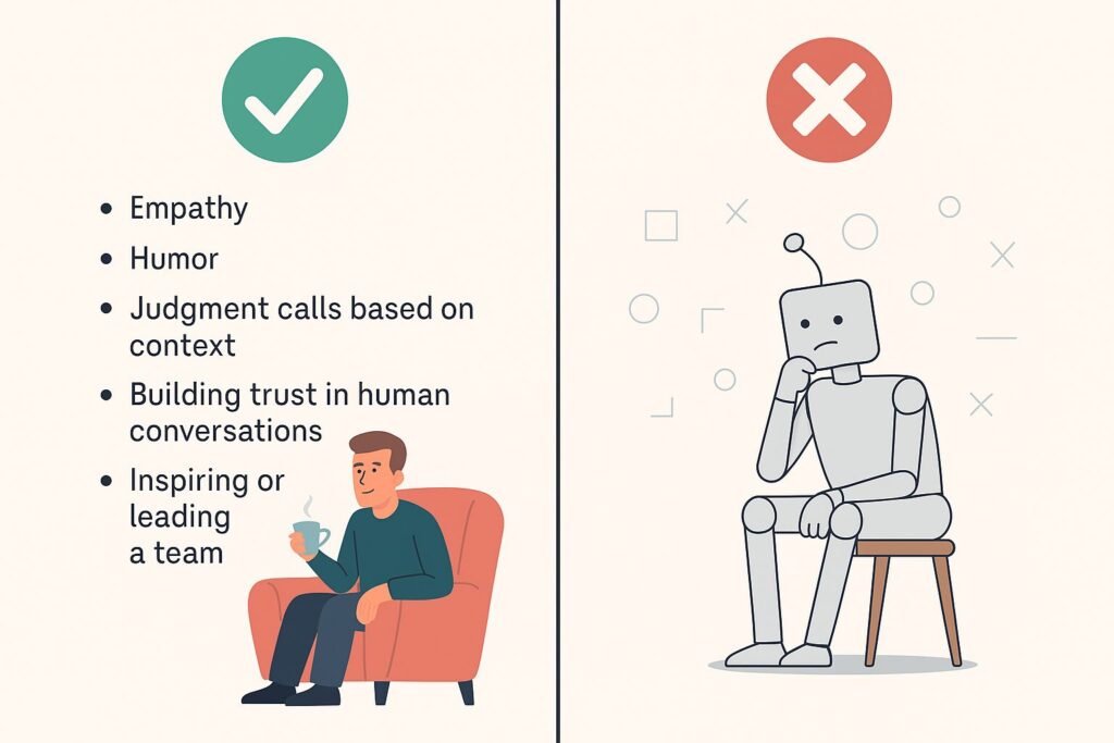 Get Good at What Machines Struggle With