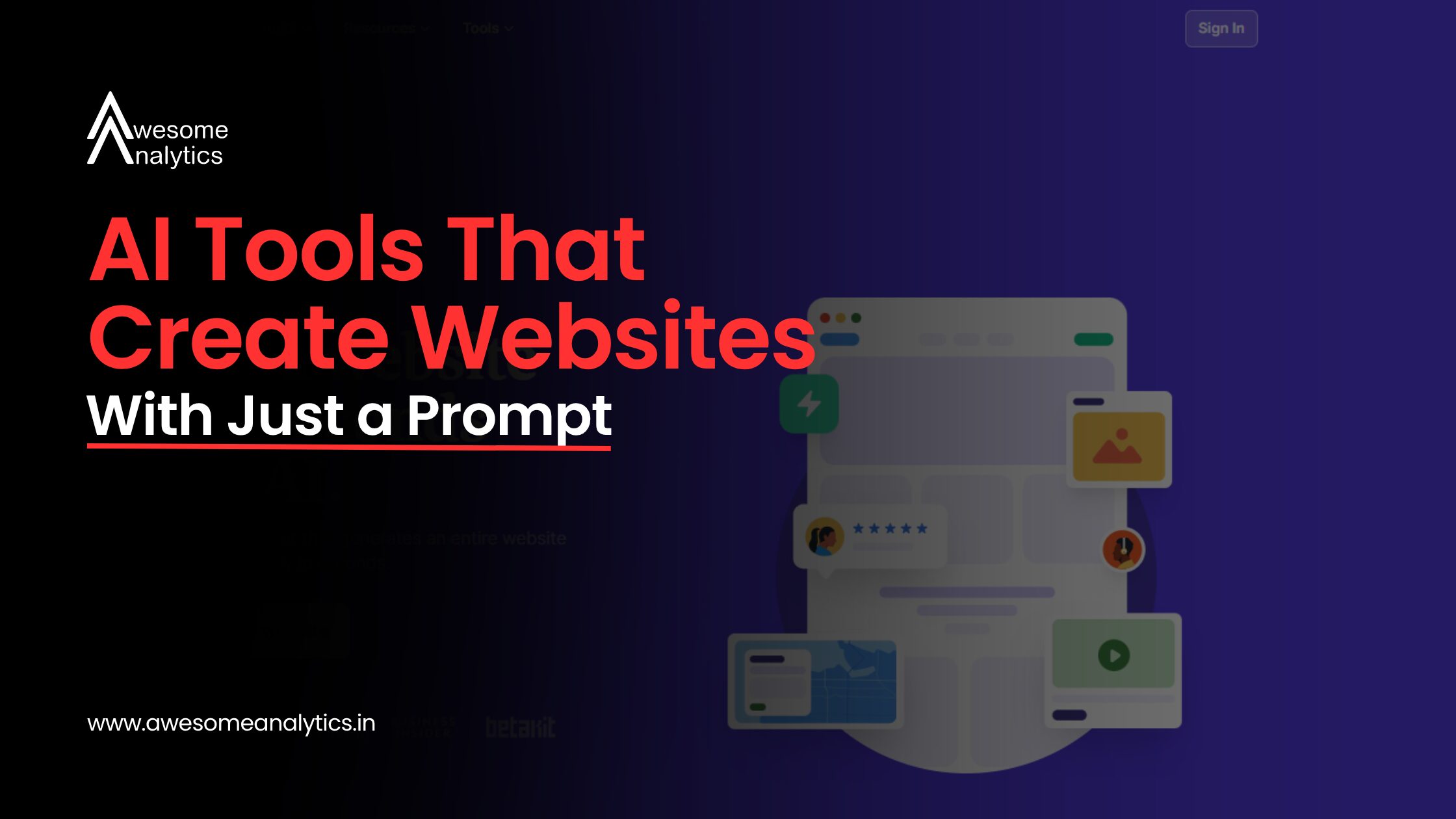 AI Tools That Create Websites with Just a Prompt
