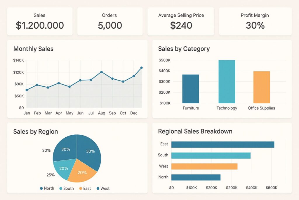 Highlight KPIs first
