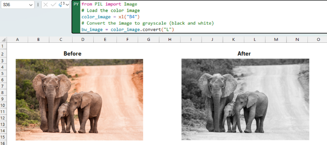 Python in Excel – Image Analysis