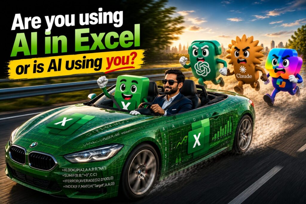 Are You Using AI in Excel or Is AI Using You?