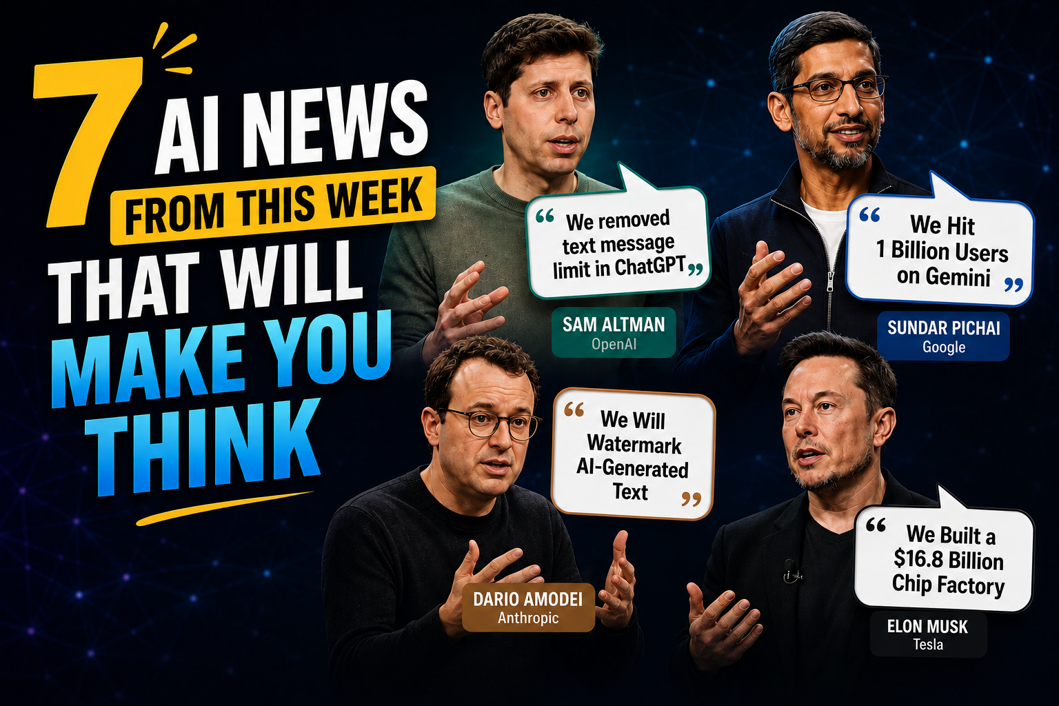 7 AI News From This Week That Will Make You Think