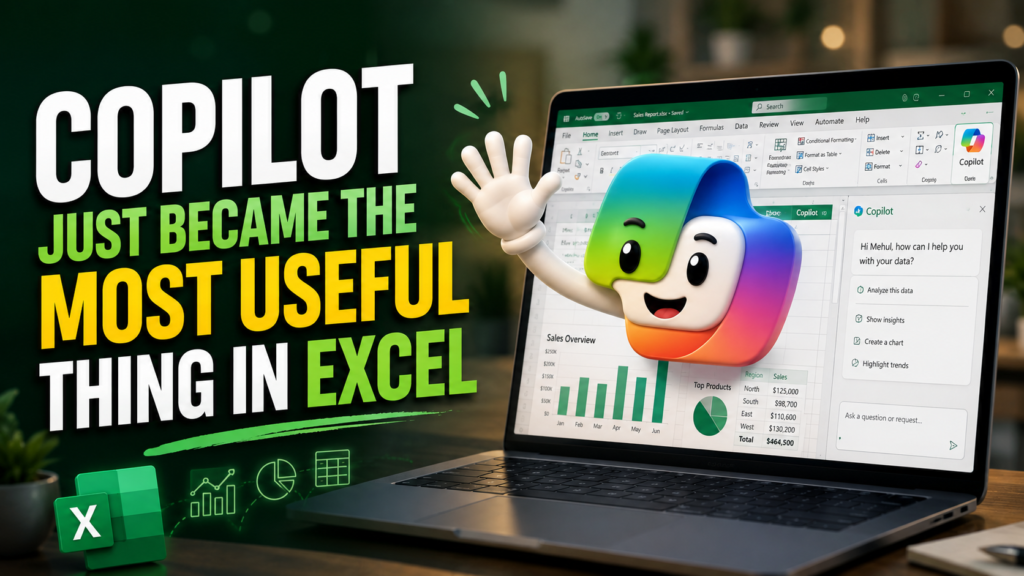 Copilot Just Became the Most Useful Thing in Excel