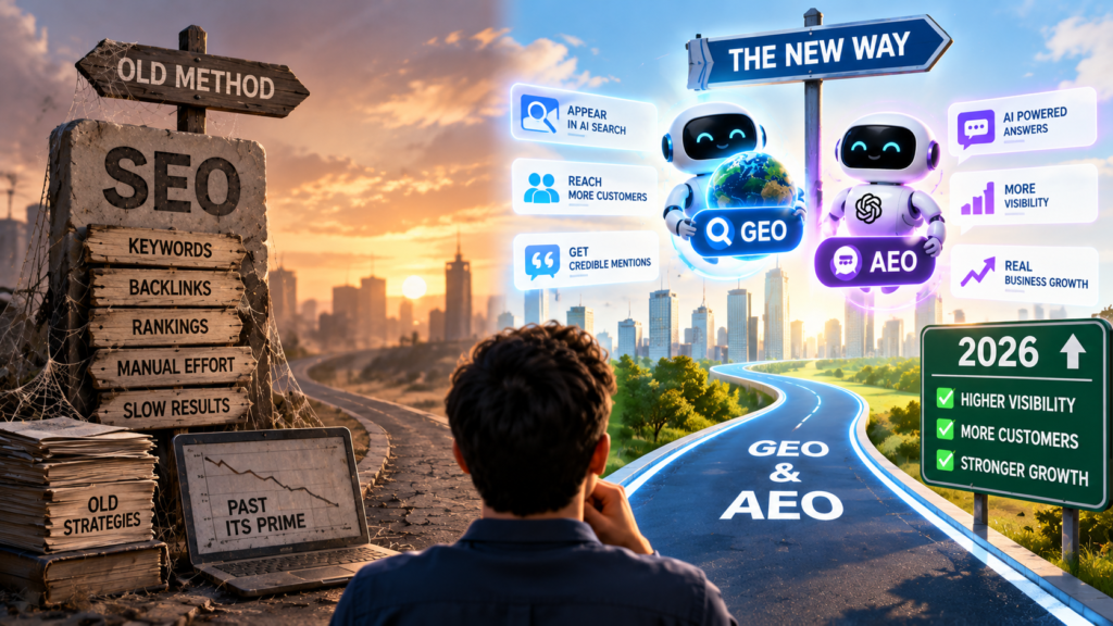 GEO vs AEO: Why Your Google Ranking Is Not Enough Anymore